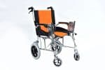 ToGo כסא גלגלים קל משקל להעברה עם מעצור יד רק 9 ק"ג כתום