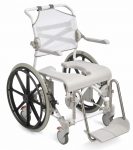 כסא רחצה ושירותים עם גלגלי הנעה עצמית Swift Mobil 24"
