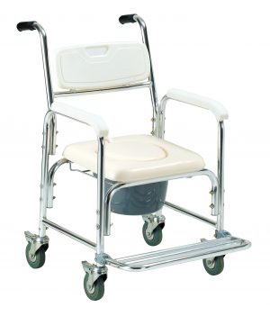 Soft Seat כסא רחצה ושירותים אלומיניום 45 ס"מ